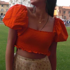 Zara Puff Sleeve Top